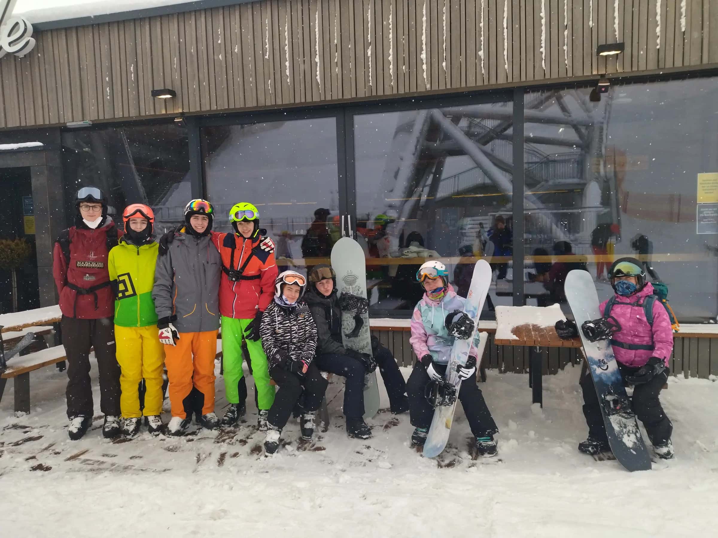 Ski training course of the Kadaň Grammar School in Planai ski resort in the Schladming – Dachstein region.