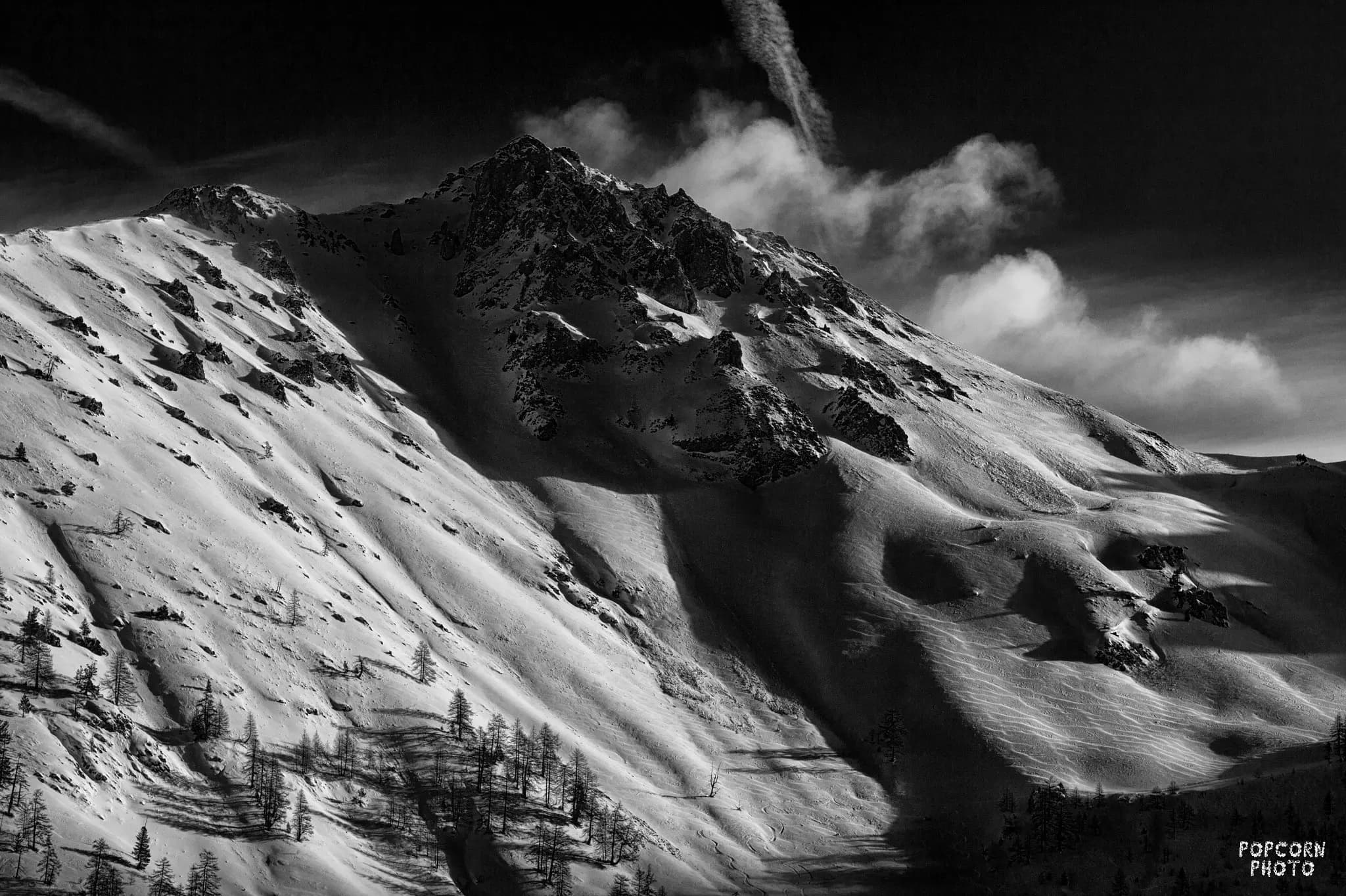 500px provided description: Montgenevre. [#snow ,#france ,#mountain ,#alpes ,#montagne ,#neige ,#2013 ,#montgenevre ,#frontiere]