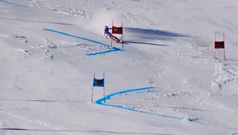 Tessa Worley, 1 run of Giant Slalom, Alpine Skiing World Cup of Women in Courchevel, 20 december 2015