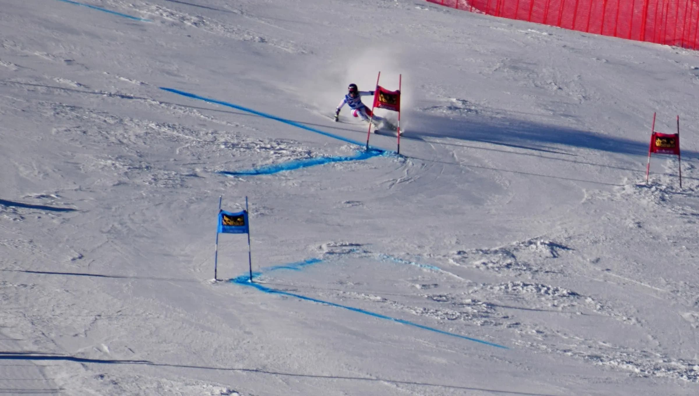 Lara Gut, 1 run of Giant Slalom, Alpine Skiing World Cup of Women in Courchevel, 20 december 2015