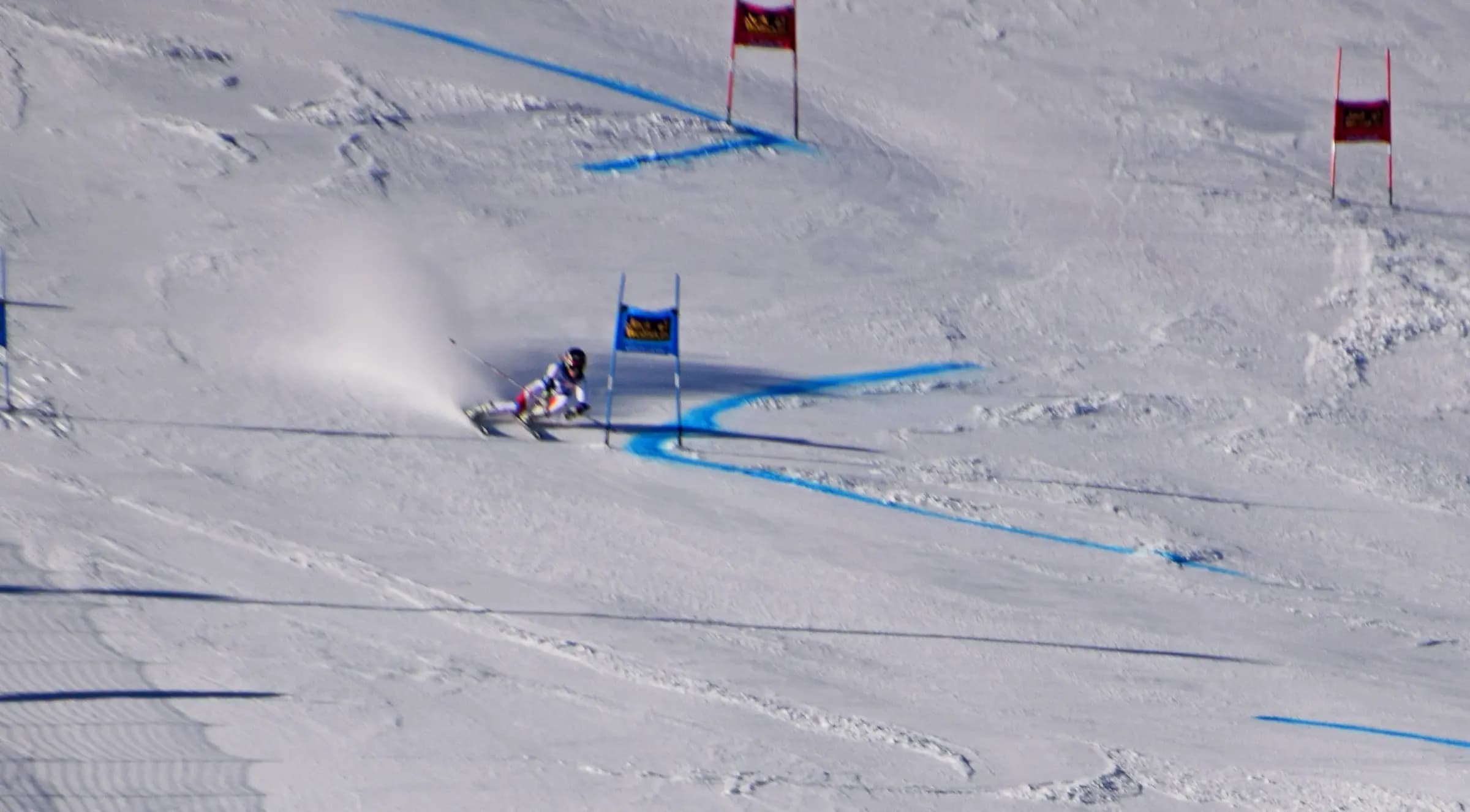 Lara Gut, 1 run of Giant Slalom, Alpine Skiing World Cup of Women in Courchevel, 20 december 2015